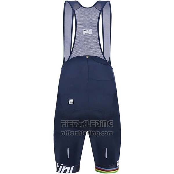 2019 Fietskleding USA Wit Donker Blauw Korte Mouwen en Koersbroek